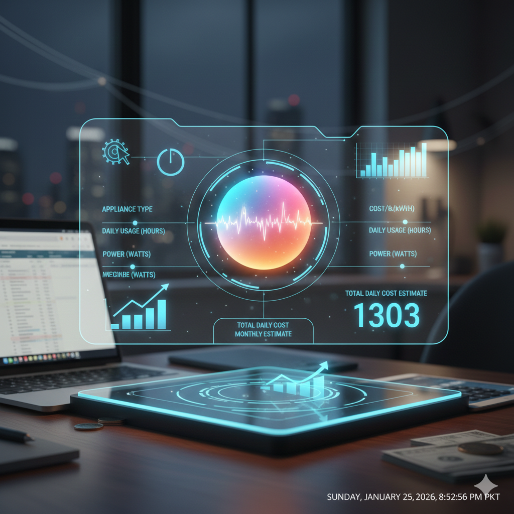 Watt to Cost Calculator