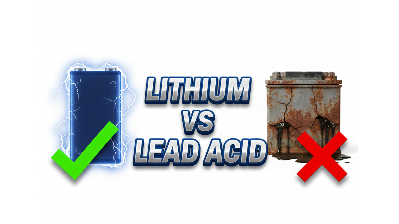 Lead Acid vs Lithium Ion Battery