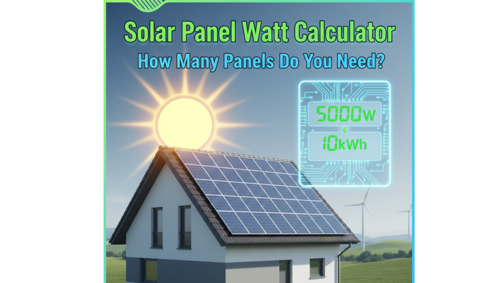 Solar Panel Watt Calulator