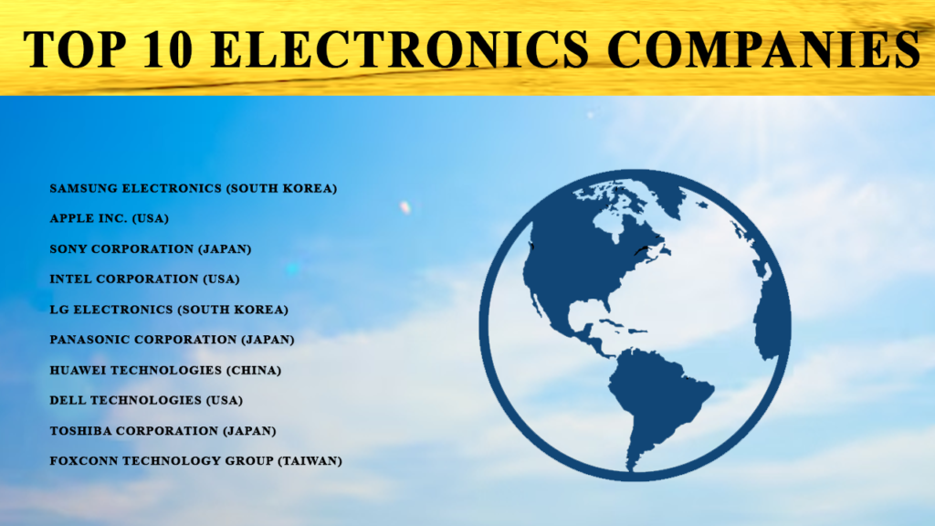 Top 10 electronics company
