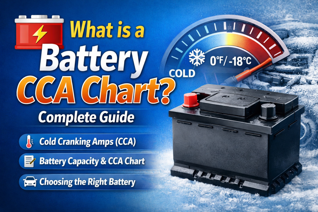 what is battery cca chart